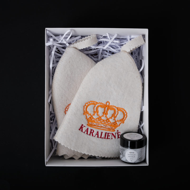 Σετ δώρου σε συσκευασία δώρου LIGHT KINGS. Καπέλα και κρύσταλλα μενθόλης