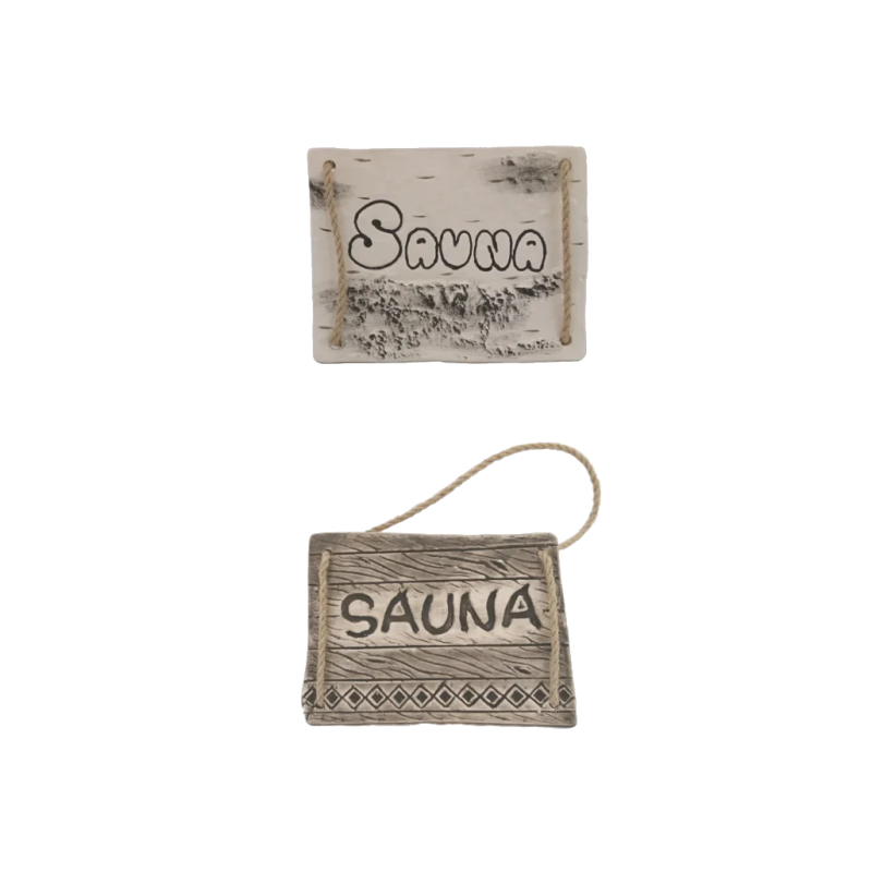 Πλάκα πόρτας SAUNA