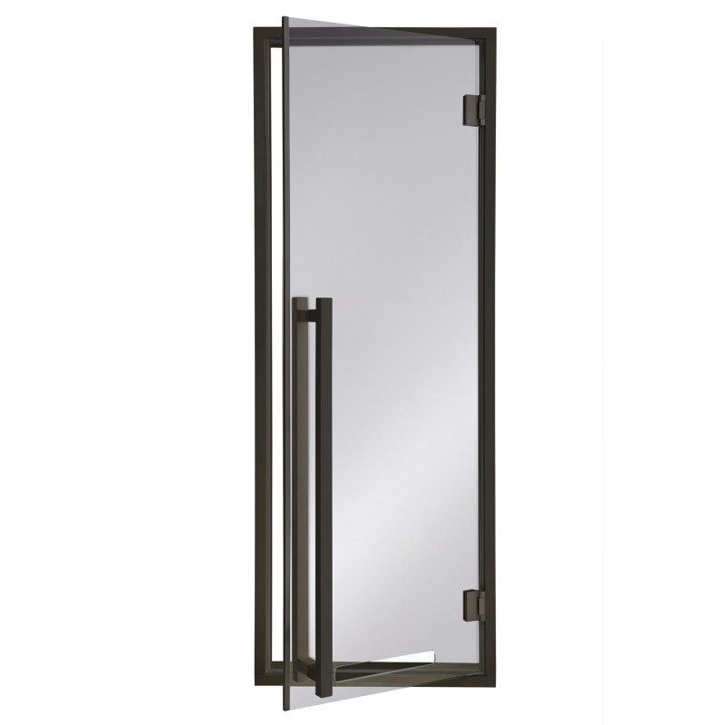 AD MODERN γυάλινες πόρτες σάουνας, γυαλί χρώματος γκρι