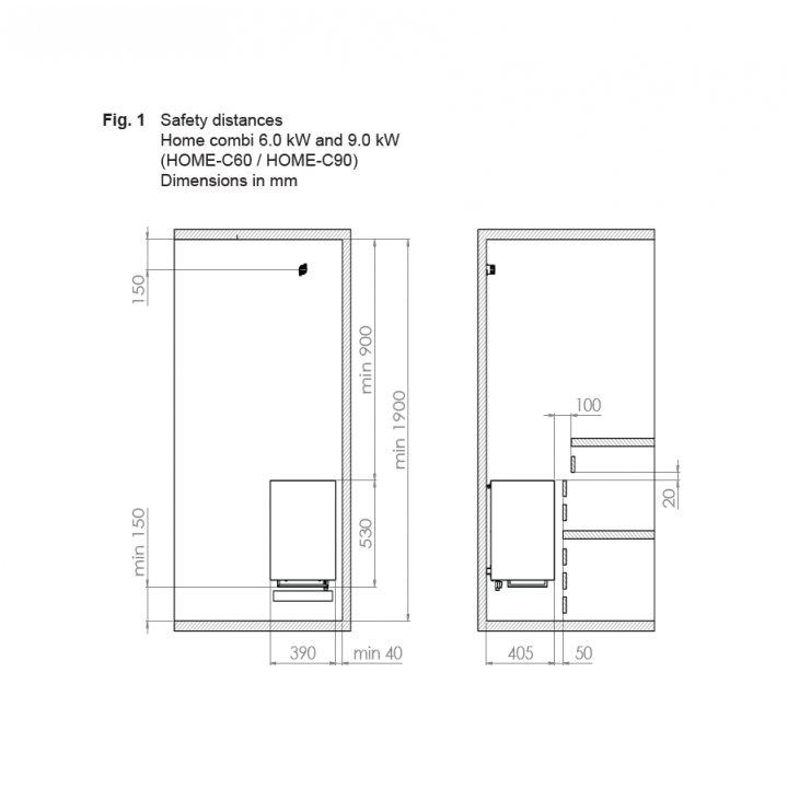 Ηλεκτρικός θερμοσίφωνας σάουνας - HARVIA Virta Wall Combi HLW90S 9 kW