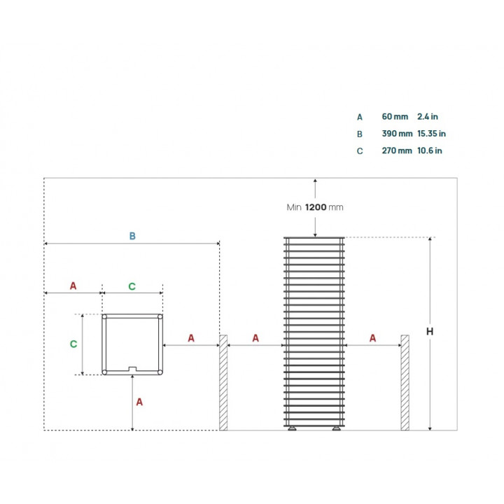 Ηλεκτρική θέρμανση σάουνας – HUUM CLIFF, 6 kW