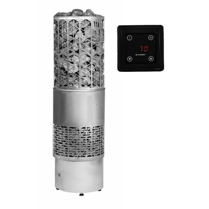 Ηλεκτρικός θερμαντήρας σάουνας - MONDEX KAIRA, χάλυβας