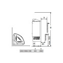 Ηλεκτρικός θερμαντήρας σάουνας – SAWOTEC Ari Corner 9 kW, χωρίς μονάδα ελέγχου - 4