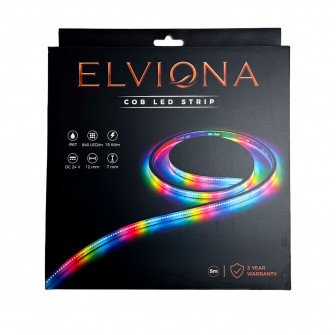 Ταινία σάουνας Elviona COB LED , RGB , 5 m