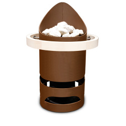 Ηλεκτρικός θερμαντήρας σάουνας - EOS Zeus S, καφέ  Ηλεκτρικός θερμαντήρας σάουνας - EOS Zeus S, καφέ