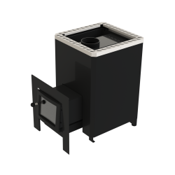 Σόμπα σάουνας με ξύλα - VILPRA FORNAX-14-LV με εξωτερική εστία 