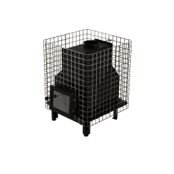 Σόμπα σάουνας με ξύλα - VILPRA FORNAX-14-NV με εσωτερική εστία 