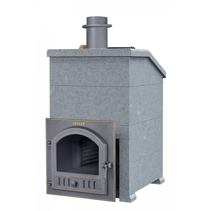 Σόμπα ξύλου με σάουνα - Gefest GFS ZK 25 (P) Πρόεδρος 1020/60 Soapstone
