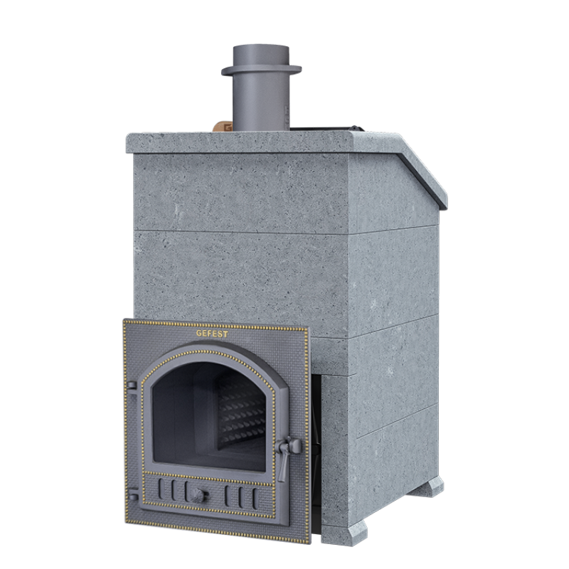 Σόμπα ξύλου με σάουνα - Gefest GFS ZK 25 (P) Πρόεδρος 1020/60 Soapstone