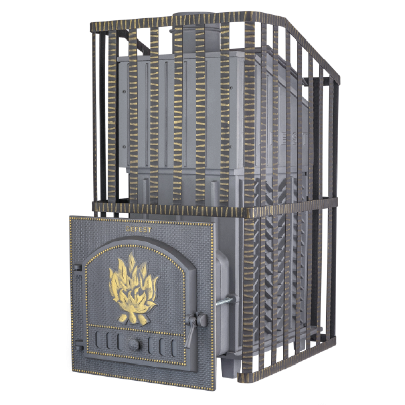 Ξυλόσομπα σάουνας - Gefest GFS ZK Uragan 40 σε πλέγμα