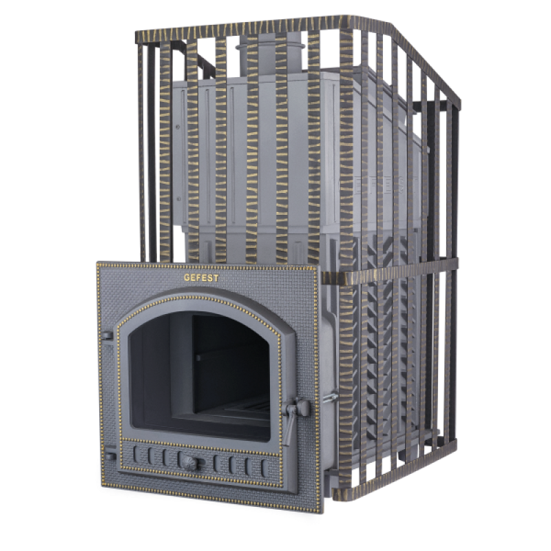 Ξυλόσομπα σάουνας - Gefest GFS ZK Uragan 40 (M) σε πλέγμα