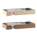 Harvia Concept R Μίνι ξύλινα κιγκλιδώματα ασφαλείας, από φλαμουριά ή καρυδιά - 0