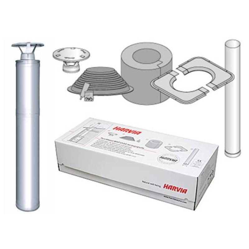 Σετ καμινάδας από χάλυβα με μόνωση - HARVIA