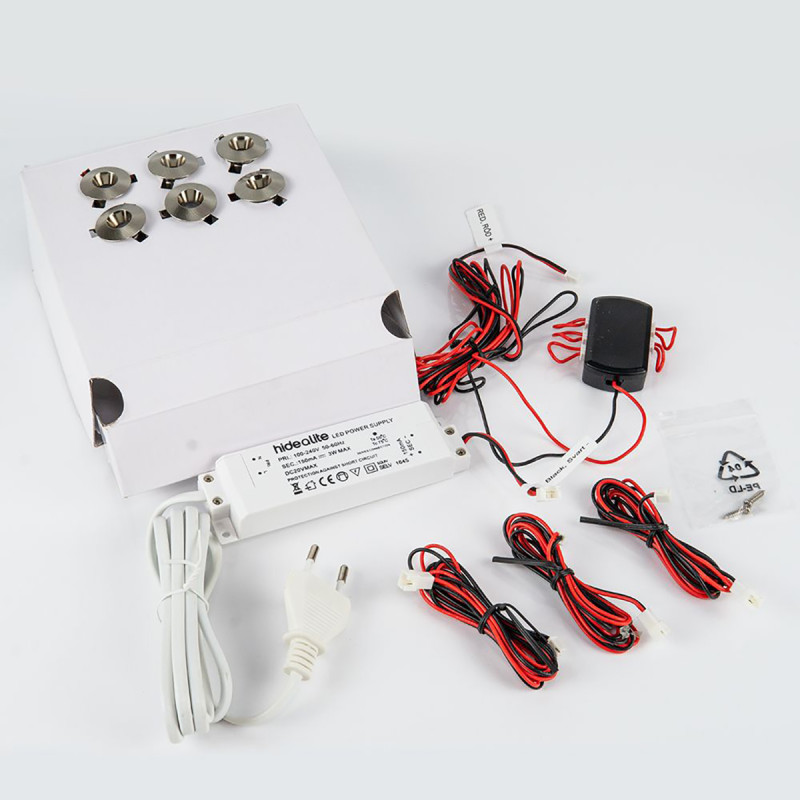 Φωτισμός σάουνας HIDEALITE, 6 τεμ.