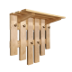 Κρεμάστρα με ράφι - NAGI 550x260x500