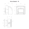 Θερμαντήρας σάουνας με καύση ξύλου - NOVA KASKAD 18 - 5