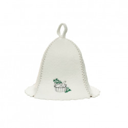 Καπέλο σάουνας - ένας κουβάς με μια κουτάλα 