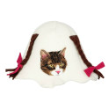 Καπέλο σάουνας - Γατάκι με κοτσιδάκια - 0