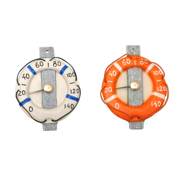 Κεραμικό θερμόμετρο σάουνας - σανίδα σωτηρίας 