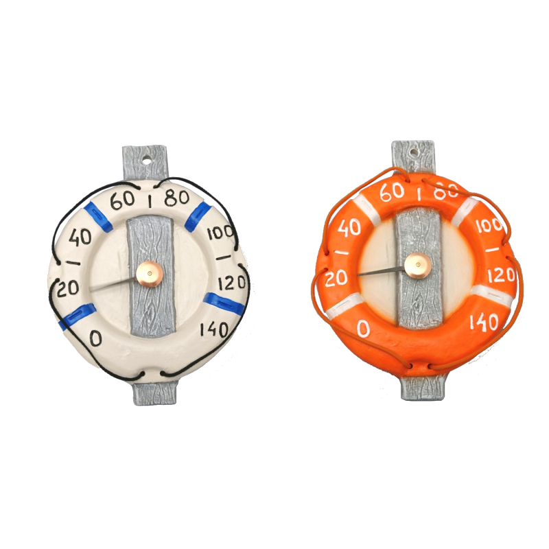 Κεραμικό θερμόμετρο σάουνας - σανίδα σωτηρίας