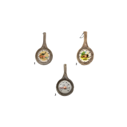 Κεραμικό θερμόμετρο σάουνας - τηγάνι 