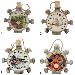 Κεραμικό θερμόμετρο σάουνας - πηδάλιο πλοίου 