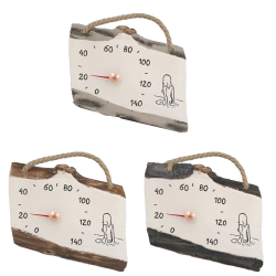 Κεραμικό θερμόμετρο σάουνας - κορίτσι στο νερό 