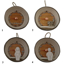 Κεραμικό θερμόμετρο σάουνας - βαρέλι 