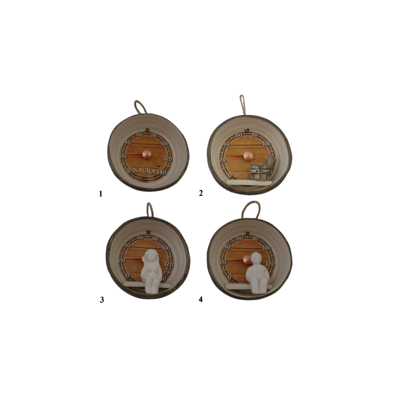 Κεραμικό θερμόμετρο σάουνας - βαρέλι