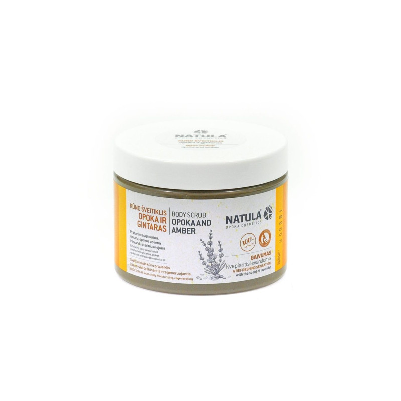 Scrub σώματος NATULA Opoka και κεχριμπάρι 500ml