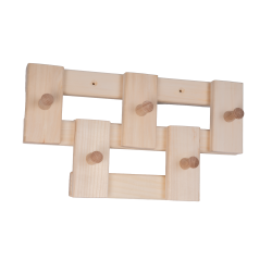 Ξύλινη κρεμάστρα Linden με 5 γάντζους 