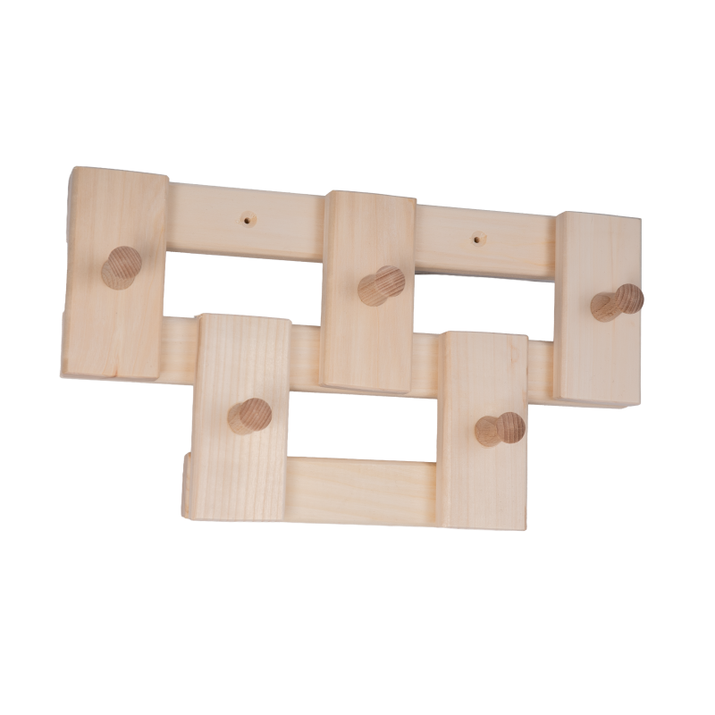 Ξύλινη κρεμάστρα Linden με 5 γάντζους