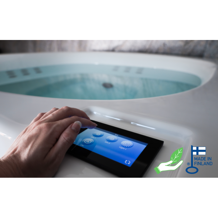 Πισίνα υδρομασάζ Novitek Lumispa M SPA