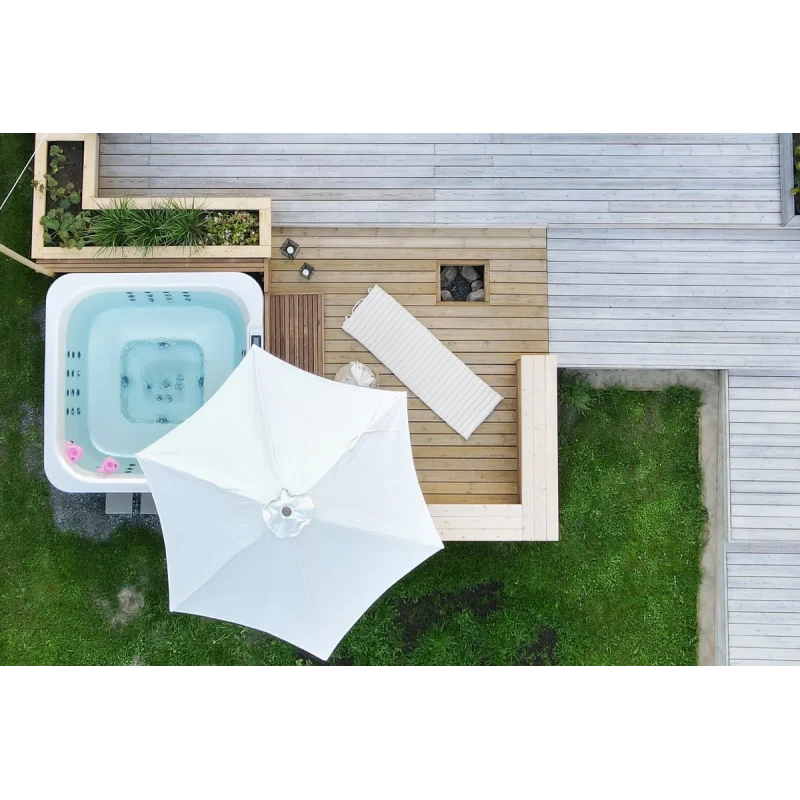 Πισίνα υδρομασάζ NOVITEK LUMISPA L