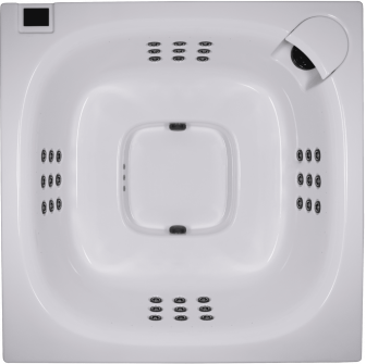 Πισίνα υδρομασάζ Novitek Lumispa M SPA