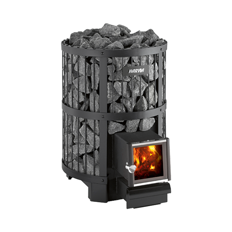 Ξυλόσομπα σάουνας - HARVIA Legend 240 SL BimSchV2, μαύρη