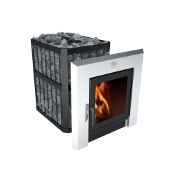 Ξυλόθερμο σάουνας - NOVA PANORAMA 18 με δίκτυο 