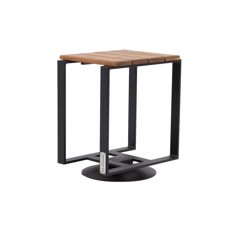 Θήκη για καυσόξυλα - MIKU, μαύρη