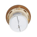 Ανεμιστήρας σάουνας MM-S με πίσω βαλβίδα και στρογγυλό ξύλινο φινίρισμα d/100mm - 1