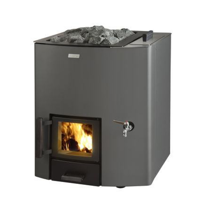 Ξυλόσομπα σάουνας - NARVI NC 20 VS με δεξαμενή νερού