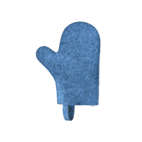 Γάντι για σάουνα, γκρι