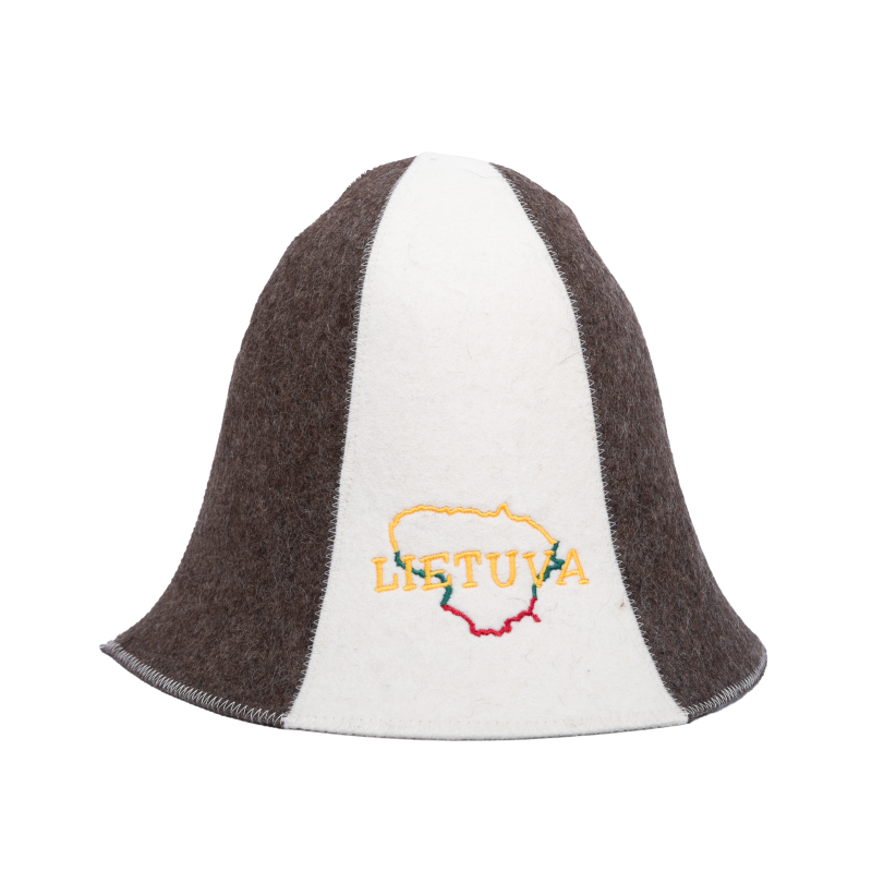 Καπέλο σάουνας - Lietuva, ριγέ