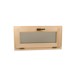 Παράθυρο σάουνας 1000x500, με μεντεσέδες 