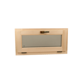 Παράθυρο σάουνας 1000x500, με μεντεσέδες 