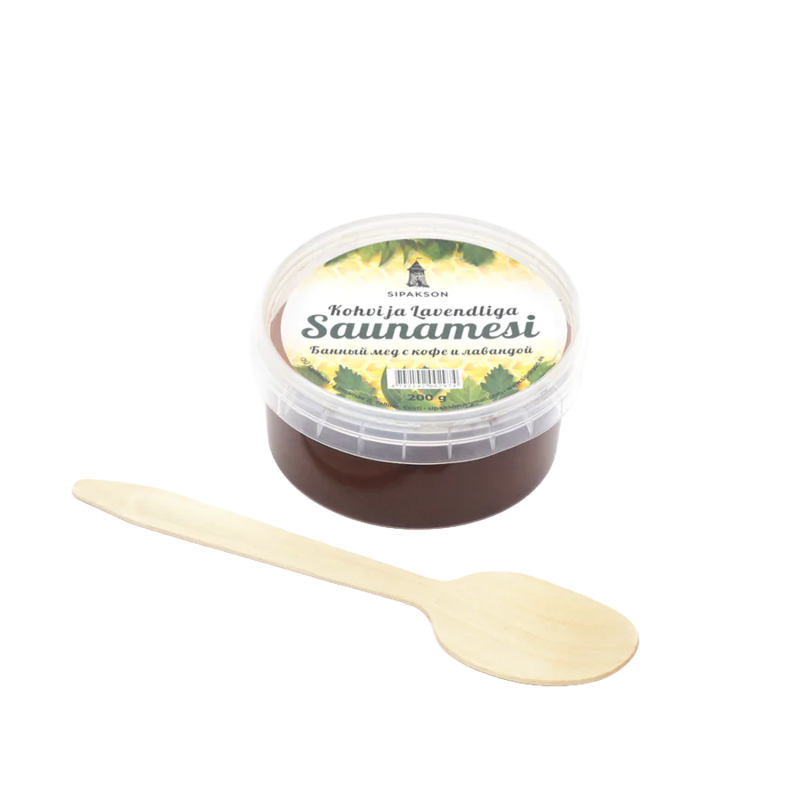 Μέλι σάουνας με καφέ και εκχύλισμα λεβάντας, 200 γρ.