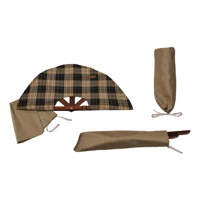 Ανεμιστήρας σάουνας, σκούρο καρό υλικό