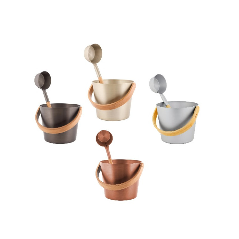 Σετ πολύχρωμοι κάδοι και κουτάλες RENTO 5 λτ