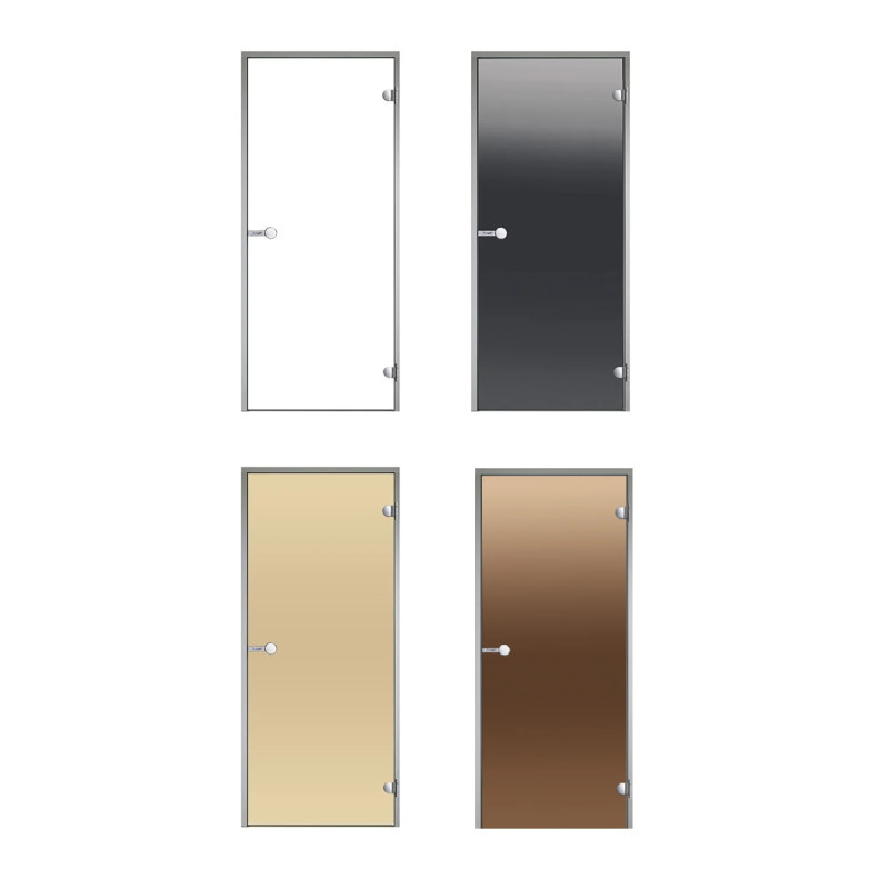 Γυάλινες πόρτες HARVIA για ατμόλουτρα, σάουνες 9x19