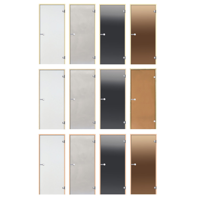 Γυάλινες πόρτες σάουνας HARVIA 8x19