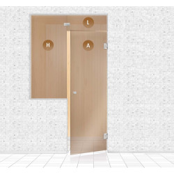 Γυάλινος τοίχος σάουνας, AD TYPE 4  Γυάλινος τοίχος σάουνας, AD TYPE 4